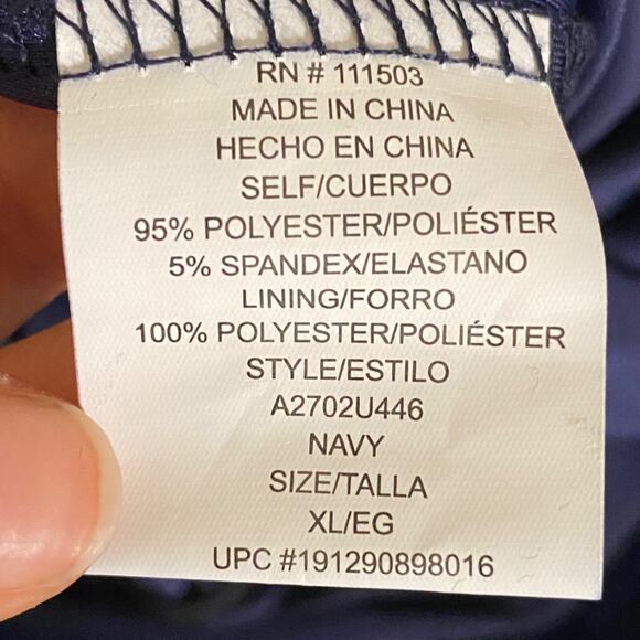 Lily Rose Juniors Velvet Jumpsuit Size XL Blue Belted Flutter Sleeves V-neck NWT - Picture 10 of 14